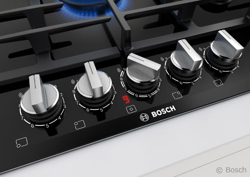 Die innovativen Bosch Gaskochstellen mit FlameSelect